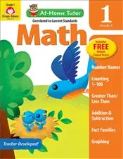 At-Home Tutor : Math - Grade 1 Activity Book