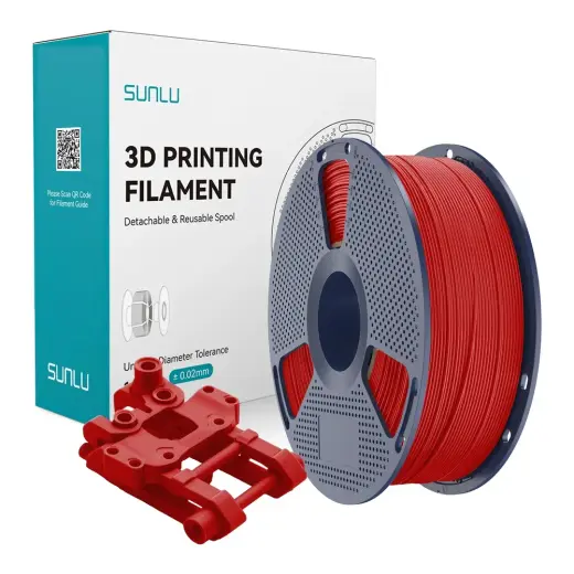 Sunlu Kırmızı Abs Filament - 1.75MM - 1 kg