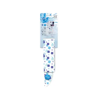 M-Pets Cooling Serinletici Köpek Bandanası 85x6cm (Beyaz) [M]