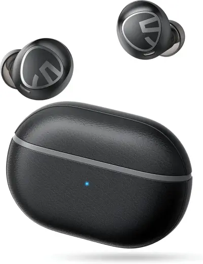 SoundPEATS Free2 Classic, Kablosuz Bluetooth V5.1 Kulaklık IPX5 Suya Dayanıklı Kulak İçi Bluetooth Kulaklık, Dahili Mikrofonlu, 30 Saat Çalma Süresi Siyah …