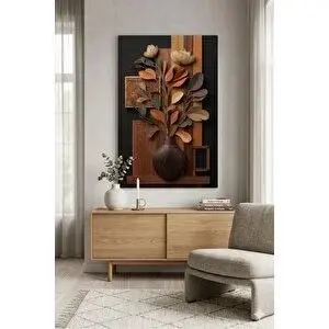 Mgi Design Premium Altın Sonbahar Huş Ormanı Kanvas Tablo – Dokulu Patika Ve Ağaç Manzarası | Modern Duvar Dekoru | Salon, Yatak Odası Ve Ofis İçin | Sanatsal Ev Dekorasyonu 100x150 cm