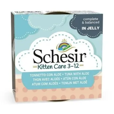 Schesir Ton Balıklı ve Aloe Veralı Yavru Kedi Konservesi 85gr