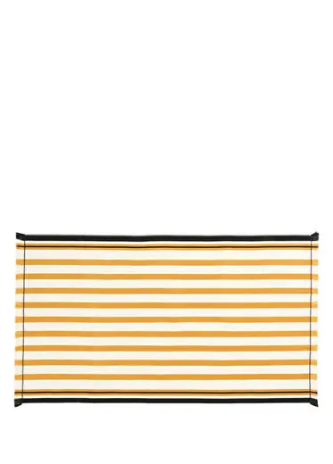 Vıseu Ekru Sarı Saçaklı Jakarlı Pamuklu Plaj Havlusu 90 x 150 cm