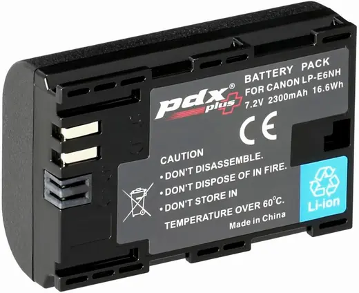 PDX Plus,Canon İle Uyumlu LP-E6NH Fotoğraf Makinesi Bataryası.