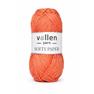 Vollen Yarn Yumuşak Rafya Kagit Ip,hobi Ipi,tığ Işi,el Örgü Ipi,çanta,supla Ve Şapka Ipi Turuncu