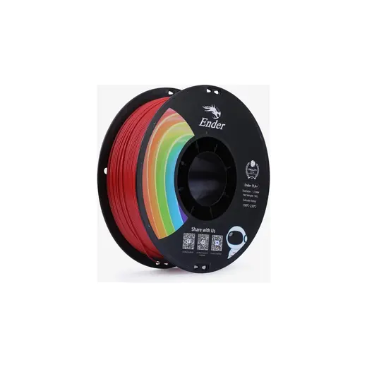 Creality Ender PLA+ Filament Kırmızı 1.75 MM 1kg Yüksek Baskı Kalitesi ve Güçlü Performans