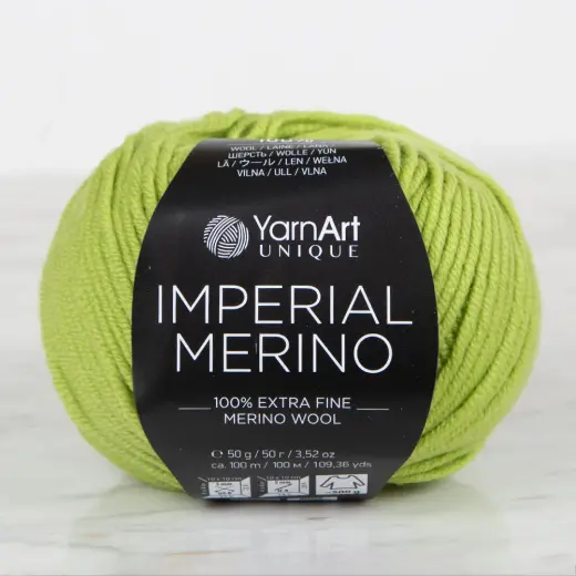 YarnArt IMPERIAL MERINO Fıstık Yeşili El Örgü İpi - 3331