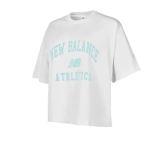 New Balance WNT1402 Beyaz Kadın Tişört