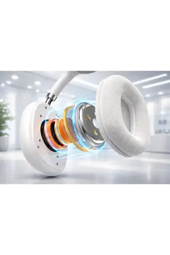 Kablosuz Bluetooth Kulaklık iOS Android Uyumlu Yüksek Ses Kalitesi Mikrofonlu Stereo Kulaklık