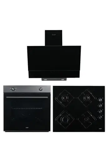 Smart Siyah 3 Lü Ankastre Set (ed402-eo320-ef200)