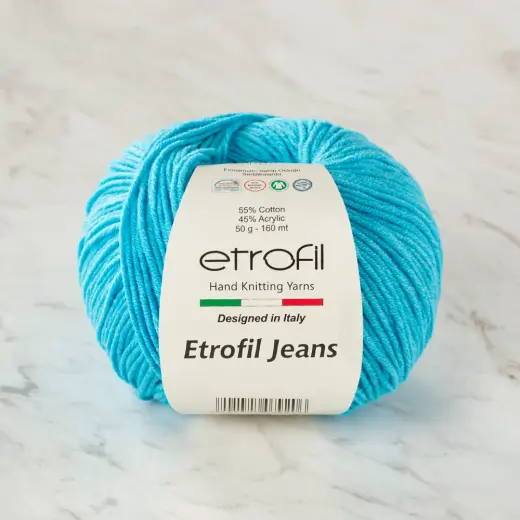 Etrofil Jeans Mavi El Örgü İpi - 021