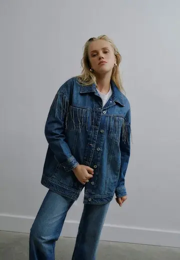 Oversize Denim Ceket