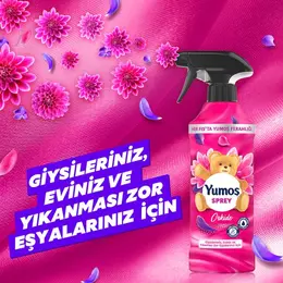 Yumoş Sprey Yıkaması Zor Eşyalar İçin Orkide 450 ml 7