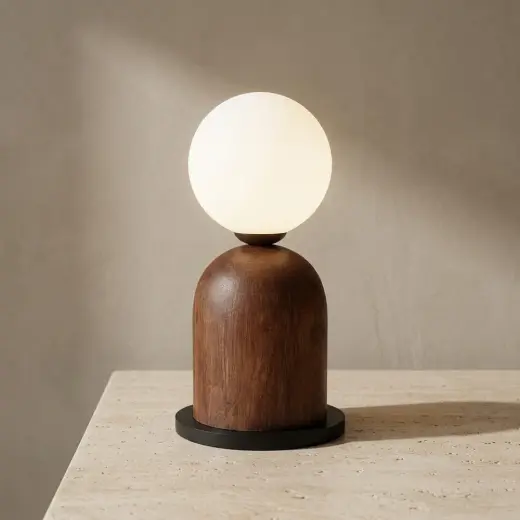 Modern Gold Küreli Masa Lambası