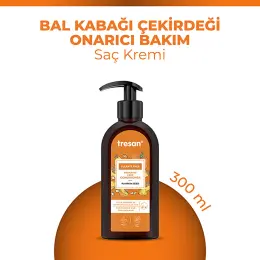 Tresan Bal Kabağı Çekirdeği Onarıcı Sülfatsız Bakım Saç Kremi 300 ml 1
