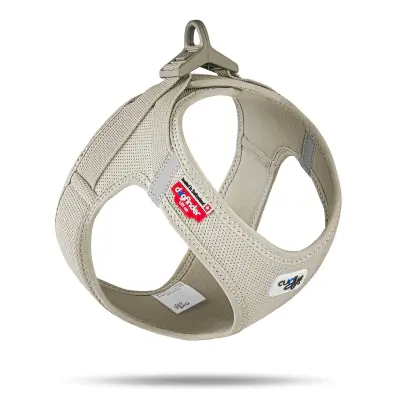 Curli Vest Harness Köpek Göğüs Tasması 33,9x38,2cm (Bej) [XS]