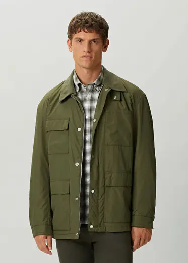 Yeşil Kapüşonlu Parka