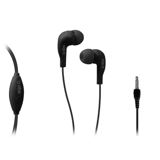 SBS 08799 Teinearkl 3,5 MM Jak'lı Siyah Stereo Mikrofonlu Kulaklık