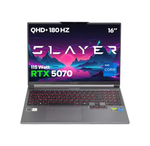 Game Garaj Slayer X7T-5070-C3 i7-14650HX 32 GB 2 TB RTX5070 16" Free Dos Dizüstü Bilgisayar