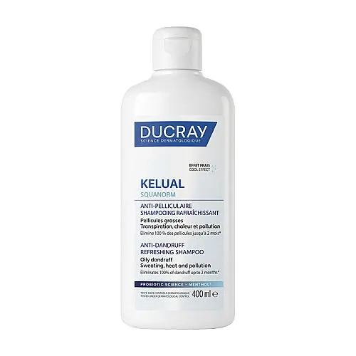 Ducray Kelual Squanorm Kepek Karşıtı ve Ferahlatıcı Şampuan 400 ml