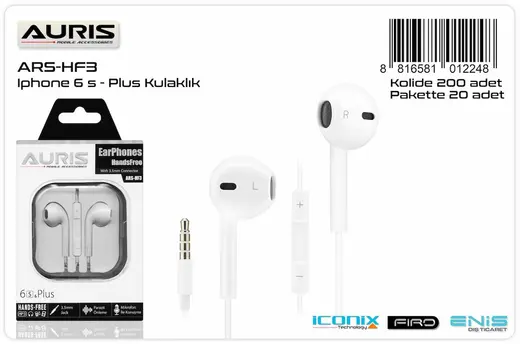 Auris ARS-HF3 6S Kablolu Kulaklık