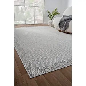 Konfor Halı Konfor Sisalux 3093 Krem Jüt Tabanlı Modern Dokuma Kilim Sisal Hasır Halı 80x300 cm