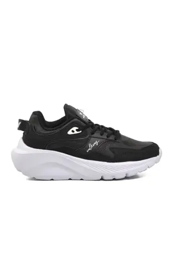 Siyah Beyaz Kadın Spor Ayakkabı Sneaker