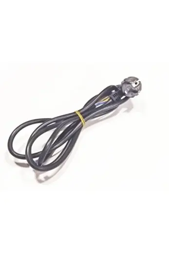 Semaver, Tost Makinesi,Fritöz ve Fırın Enerji Kablosu 2mt 3x1,5mm Siyah Renk