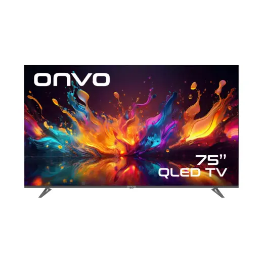 Onvo 75OVF9001UQ 75" 190 Ekran Uydu Alıcılı 4K Ultra HD Google Smart QLED