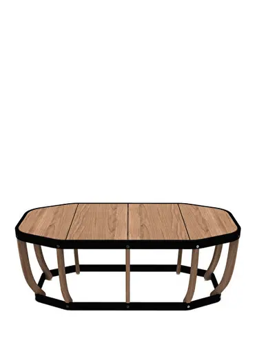 Swing Teak Black Orta Sehpa 57 x 110 cm
