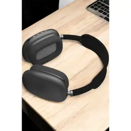 Renas Store P9 Plus Kulaklık Siyah Bluetooth Bağlantılı Kulak Üstü Kablosuz 4