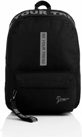 Louisiana Polo Laptop Bölmeli Okul Çantası Be Your Trend Siyah Füme 1140