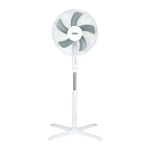 Sinbo SF-7704 Ayaklı Vantilatör 16 Inç 35W Sessiz Fan 3 Kademeli Yükseklik Ayarlı Ev Tipi