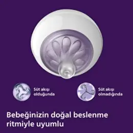 Doğal Tepkili Zürafa Desenli Biberon, PP, 260ml, 3-6 Ay, SCY903/66 6