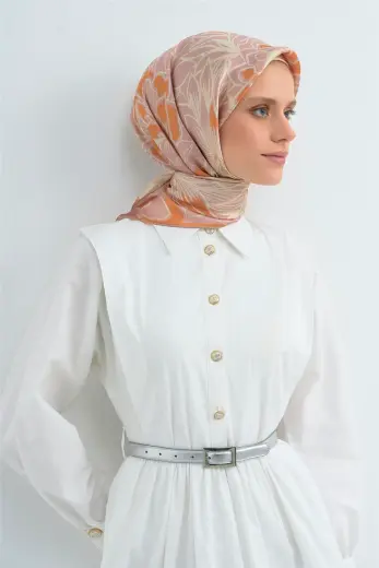 Armine Saf İpek Sura Eşarp 9539D 56