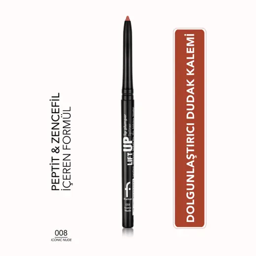 Flormar Lift Up Dolgun Görünüm Veren Dudak Kalemi 008 Iconic Nude