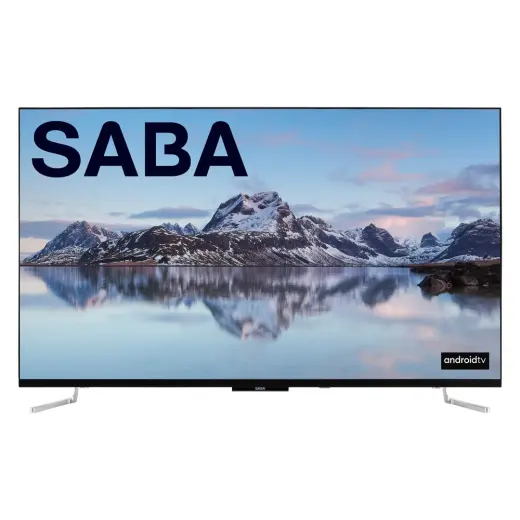 Saba SB50F351 50" 126 Ekran Uydu Alıcılı 4K Ultra HD Android Smart LED TV (Çerçevesiz)
