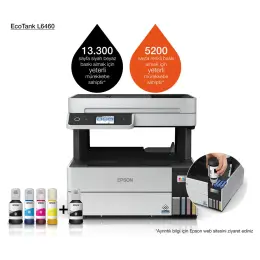 Epson Ecotank L6460 Yazıcı Tarayıcı Fotokopi 5
