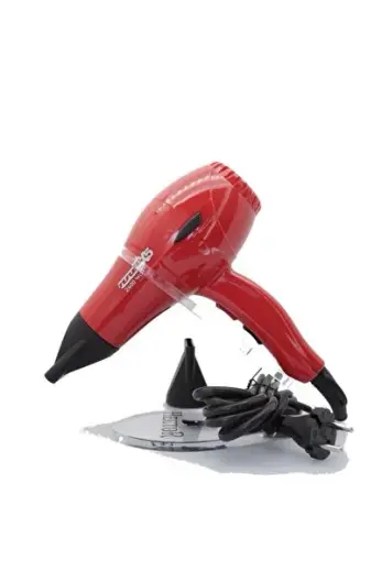 Kırmızı 2400W Profesyonel Fön Makinesi, Çok Renkli, Güçlü ve Şık Tasarım