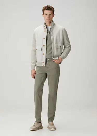 Yeşil Jean Pantolon
