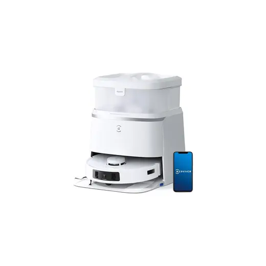 Bemy Ticaret Deebot T30 Pro Paspaslama Fonksiyonlu Omni Vakum Robotu, Trueedge Moppin, Sıfır Karışıklık Fırçası, Sıcak Su ile 11.000 Pa Emme ve Akıllı Yeniden Yıkama, Renk Gümüş DDX14