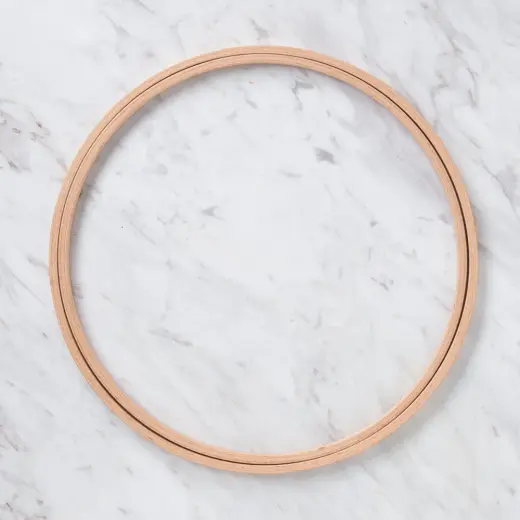 Nurge 8 mm Düz Vidasız Ağaç Nakış Kasnak - No.6