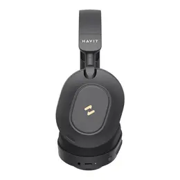 Havit H668BT ANC Bluetooth Kulaküstü Kulaklık - 80 Saat, Anc, Çift Cihaz Desteği, Hi-Res Audio (Mor) 5