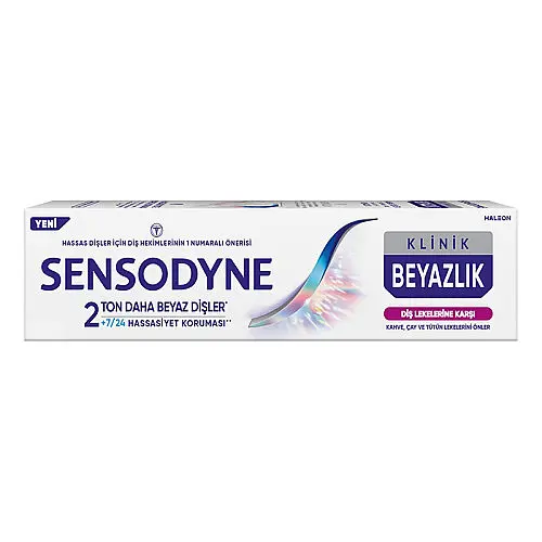 Sensodyne Klinik Beyazlık Diş Lekelerine Karşı Diş Macunu 50 ml