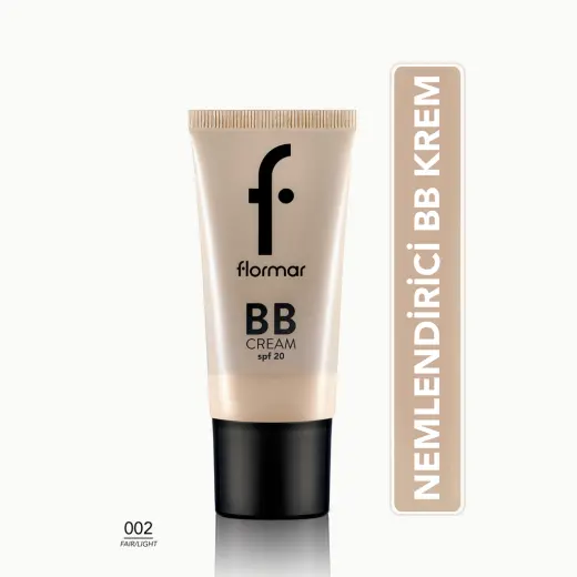 Flormar Kremsi Dokulu SPF20 BB Krem 002 Fair/Light: Soğuk Alt Ton