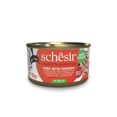 Schesir Ton Balıklı ve Karidesli Kedi Konservesi 85gr