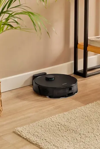 Homend Alex Laser 1291H Moplu ve Haritalamalı Akıllı 5 Kpa Robot Süpürge Siyah