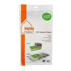 Koçtaş Basic 2'li Vakum Poşet Xlarge