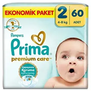 Prima PC Ekonomik 2 Beden, 60 Adet