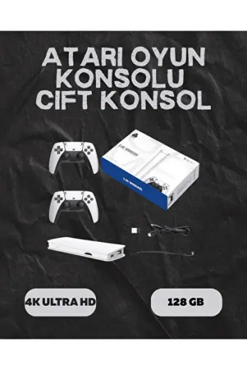 M15 Retro Konsol – 20.000 Oyunlu, Çift Gamepadli, 4K HDMI - Lisinya